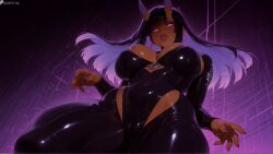 16:9 1girls 2d ai_generated big_breasts breasts busty curvaceous curvaceous_figure curvy curvy_body curvy_figure curvy_hips quantrup solo solo_female toned toned_body