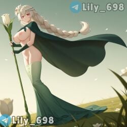 white lily cookie from cookie run by lily 698