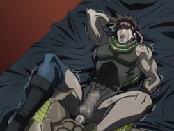 battle_tendency censored crying david_productions jojo's_bizarre_adventure joseph_joestar male male_only tagme tears wamuu yaoi