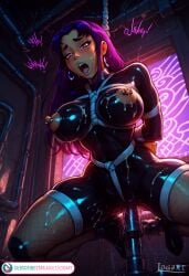 1girls absurdres ai_generated artist_name attractive big_breasts black_hair blackfire bodysuit bondage breasts cartoon_network cartoony cleavage commentary_request cum cum_on_body cum_on_face curvy dc dc_comics detailed exposed exposed_breasts female female_focus female_only gag gagged high_quality highres hourglass_figure large_breasts latex latex_clothing latex_suit leak leaked line_art logart naked naked_female nipples nsfw nude nudity orgasm pony_diffusion_xl purple_eyes seductive sensitive stable_diffusion subscribestar suspension tagme teen_titans thick thick_thighs thighs watermark web_address