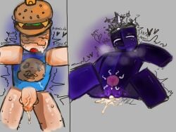 007n7_(forsaken) 2boys after_sex blocky_body cum cum_inside female forsaken_(roblox) impregnated impregnation male male_impregnating_male noli_(forsaken) puddng pussy roblox roblox_game robloxian self_upload shaking shaking_lines tagme text transgender transmasc yaoi