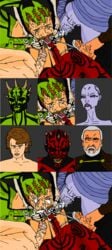 alien alien/human anakin_skywalker asajj_ventress clone_wars count_dooku cum_in_mouth darth_maul dathomiri futanari gangbang gay human interspecies male obi-wan_kenobi savage_opress star_wars zabrak