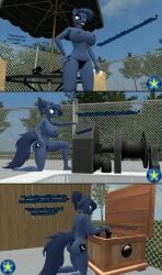 1girls big_ass big_breasts comic female friendship_is_magic hasbro kami_dragon my_little_pony page_2 princess_luna_(mlp) sfm solo source_filmmaker