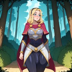 luxanna crownguard from league of legends by lunaart