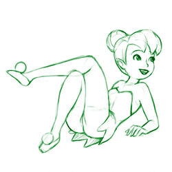 tinker bell from disney by joe randel