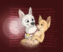 angel_(lady_and_the_tramp) bolt_(character) bolt_(film) canine crossover disney dog female feral fur lady_and_the_tramp male mammal tagme