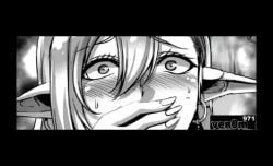 animated big_breasts breasts character_request copyright_request elf female goblin goblin_male greyscale huge_breasts male male/female milk monochrome monster nipples orc orc_male pregnant sound tentacle venom971 video voice_acted