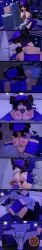 1girls 3boys 3d ambiguous_penetration anon anonymous_male anus areolae babygoo25 balls bed bedroom big_ass big_breasts black_hair blowjob bloxy_cola blush breasts cap closed_eyes comic_strip cowgirl_position cum cum_in_mouth cum_in_pussy cum_inside cum_on_breasts cum_on_face deepthroat dialogue english_text enjoying female functionally_nude gangbang highres imminent_sex impregnation justlikeme lactation long_hair male masturbation mating_press nipples nude ovum ovum_with_heart penis pink_nipples purple_clothing pussy roblox roblox_avatar roblox_developer roblox_game robloxian sperm_meets_ovum succubus_tail text thighhighs thighs titjob vaginal_penetration vaginal_sex world_tower_defense