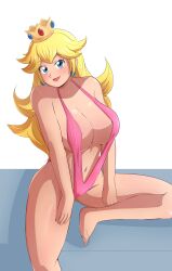 princess peach from mario (series) by dyndraw89