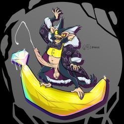alternate_version_available black_fur bowtie clothing cum cum_drip donkey_kong_(series) donkey_kong_bananza ejaculation erection foreskin fur_coat gold_(metal) haplorhine isdxiii large_penis long_penis looking_at_viewer male male_only monkey monkey_feet nintendo nude nude_male penis prehensile_feet primate purple_nails uncircumcised veiny_penis vest void_kong yellow_eyes