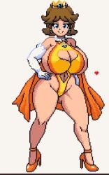 power daisy (renshirou) from super mario bros.
