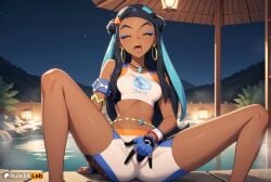 nessa (pokemon) from game freak by rule34lab