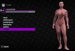 3d bald crossover female nude nude_female playa_(saints_row) saints_row saints_row_the_third super_meat_boy tagme