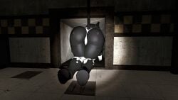 ass bendy bendy_and_the_ink_machine big_breasts breasts cally3d darling_(cally3d) female nsfw stuck