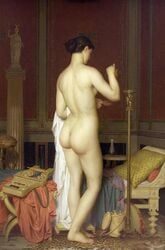 1867 casual charles_gleyre female fine_art greek_mythology human nude painting_(artwork) pale_skin public_domain sappho sappho_(gleyre) straight_hair tagme traditional_art