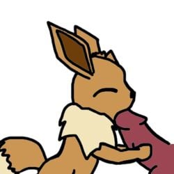 animated eevee feral fur furry_ears furry_tail pokemon proteusiii tagme tail