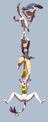 .hack .hack//sign bandai_namco crossover digimon eyeofcalamity gatomon kitty_katswell macha_(.hack) nickelodeon t.u.f.f._puppy