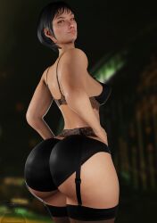 1girls 3d ass_focus big_ass blender blender_(software) bottom_heavy bra breasts bubble_butt exposed_breasts female female_only game_cg garter_belt garter_straps hand_on_hip hands_on_hips hourglass_figure huge_ass joy_(payday) joy_(payday_3) looking_at_viewer looking_back looking_over_shoulder nipples overkill_software panties payday payday_(series) payday_3 perky_breasts petite robber small_breasts smug smug_face smug_grin solo stockings suggestive suggestive_look theduudeman thick thick_ass thick_thighs thighhighs underwear voluptuous wide_hips