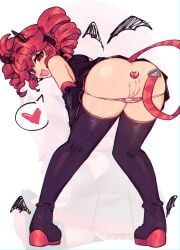 1girl, 1girls butt, heart kasane_teto kasane_teto, pussy, tagme utau