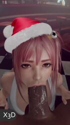 1boy 1boy1girl 1girls 3d 60fps 9:16 animated bar big_breasts blowjob blowjob_gesture boob_grab breasts choker christmas christmas_hat christmas_headwear clothed dark-skinned_male dark_skin dead_or_alive deep_blowjob deepthroat deepthroat_no_hands edit edited erection eyelashes eyeshadow fellatio fellatio_gesture female fringe hands-free hi_res highres honoka_(doa) interracial kneeling large_penis longer_than_2_minutes male moaning mp4 naked narrowed_eyes naughty_face nipples nude oral oral_gesture oral_insinuation oral_invitation oral_suggestive penis pink_eyes pink_hair purple_lipstick red_eyes seductive_eyes seductive_mouth seductive_smile side_ponytail sliding sliding_down_throat smile sound vertical_video video x3d