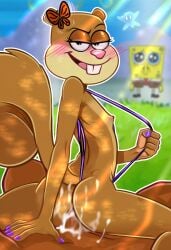 1girls 2024 2boys anal anal_sex anthro anthro_penetrated arthropod ass bedroom_eyes blurred_background blush bodily_fluids brown_body brown_fur buckteeth butterfly colored_nails cum cum_in_ass cum_inside cum_on_butt duo_focus female female_on_human flat_chested fur genital_fluids grass group hi_res human human_on_anthro human_penetrating human_penetrating_anthro insects interspecies lepidopteran looking_at_viewer male male_on_anthro mammal mostly_nude nails narrowed_eyes nickelodeon nicktoons nipples nude penetration plant rodent sandy_cheeks sciurid sea_sponge seductive sex sho-sho spongebob_squarepants spongebob_squarepants_(character) squirrel teeth tree_squirrel trio underwater united_plankton_productions water