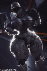 3d 3d_(artwork) alonewolf343 armor armored armored_female big_ass big_breasts big_butt big_thighs blender_(software) blender_cycles extended_arm halo_(series) huge_ass huge_breasts huge_butt huge_thighs looking_at_viewer spartan_(halo) spartan_iv_(halo)