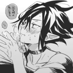 2boys blowjob blush cum cum_in_mouth cum_inside cum_on_body cum_on_face cum_swallow disgaea disgaea_4 erection femboy gay girly male_only nippon_ichi_software oral penis swallowing swallowing_cum tagme valvatorez yaoi