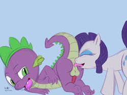 friendship_is_magic kuto my_little_pony rarity_(mlp) smooth_skin spike_(mlp)