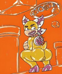 animated big_ass big_butt female female_only gif gtogta_(artist) koopa koopaling mario_(series) outdoors shiny super_mario_bros. video_games wendy_o._koopa