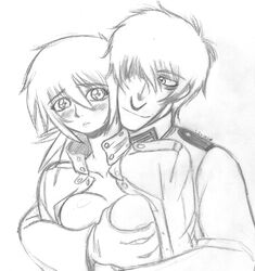 1boy hans_gunsche hellsing lsayaku male seras_victoria tagme