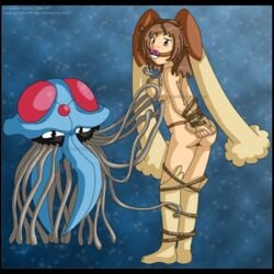 bondage izka197 lopunny pokemon pokemon_(species) tagme tentacruel