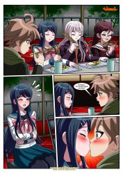 1boy 3girls bbmbbf comic danganronpa danganronpa:_trigger_happy_havoc danganronpa_(series) danganronpa_1 english_text female fukawa_touko harem_of_despair kirigiri_kyouko maizono_sayaka male multiple_girls naegi_makoto palcomix text