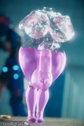 3d alonewolf343 balls futa_only futanari halo_(series) huge_balls huge_cock out_of_focus penis post_transformation potion potion_bottle solo spartan_(halo) spartan_iv_(halo)