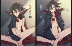 cape cape_only completely_nude completely_nude_male convenient_censoring disgaea disgaea_4 nippon_ichi_software valvatorez