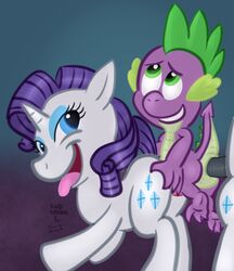 barrzalex friendship_is_magic kuto my_little_pony rarity_(mlp) rule_63 smooth_skin spike spike_(mlp)