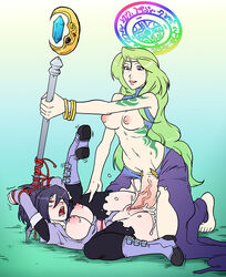 1futa 1girls balls_deep breasts cum cum_in_pussy cum_inside dickgirl female futa_on_female futanari huge_cock human intersex luna_(tales_of_symphonia) penis pussy sex sheena_fujibayashi sparrow_(artist) tagme tales_of_(series) tales_of_symphonia vaginal_penetration