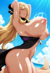 Cynthia (Pokemon) Rule 34 Image