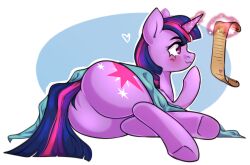 absurd_res ass equid equine female friendship_is_magic hasbro hi_res horse mammal my_little_pony pony ranillopa smile solo twilight_sparkle_(mlp)