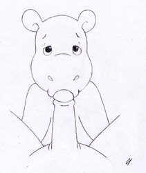 backyardigans black_and_white fellatio hippopotamid tasha_(backyardigans)