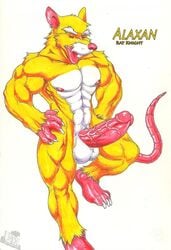 balls erection male male_only muscles penis rat rodent solo utx-shapeshifter