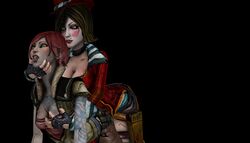 borderlands borderlands_2 lilith_(borderlands) mad_moxxi tagme yuri