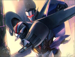 2012 2boys gokunobaka male male_only robot starscream steve_(transformers) transformers transformers_prime vehicon yaoi