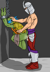 female kiwamukappa leonardo rule_63 teenage_mutant_ninja_turtles the_shredder