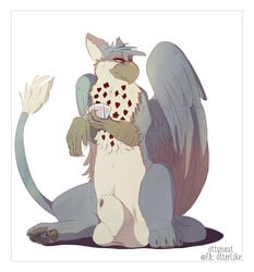 animal_genitalia avian balls beak card duke feral gryphon hyper invalid_tag male_only otterlike paws sheath soft_hyper talons toes wings