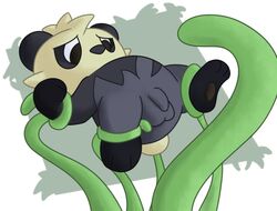 color fur furry mabit male male_only pancham pokemon solo