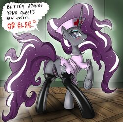 friendship_is_magic my_little_pony nightmare_rarity rarity_(mlp) smooth_skin ziemniax