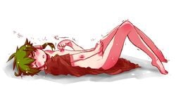 censored drooling femboy girly heart_censor ion_(tales_of_the_abyss) masturbation nipple_pinch solo tales_of_(series) tales_of_the_abyss trap