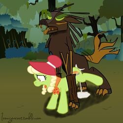 cum friendship_is_magic granny_smith iron_gear kloudmutt my_little_pony sex timberwolf