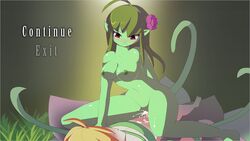 alraune blush cum cum_in_pussy cum_inside defeated eroico female femdom game_cg human kyrieru male pale_skin plant_girl sex tagme vaginal vaginal_penetration