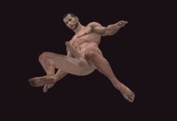 1boy 3d bara commander_shepard gay male male_only maleshep mass_effect solo_male
